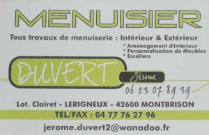 Menuiserie Jerome Duvert à Lérigneux
